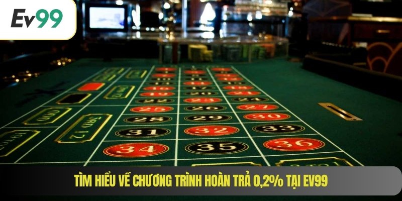 Tìm hiểu về chương trình hoàn trả 0,2% tại EV99